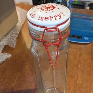 Winter/Christmas Storage Jar